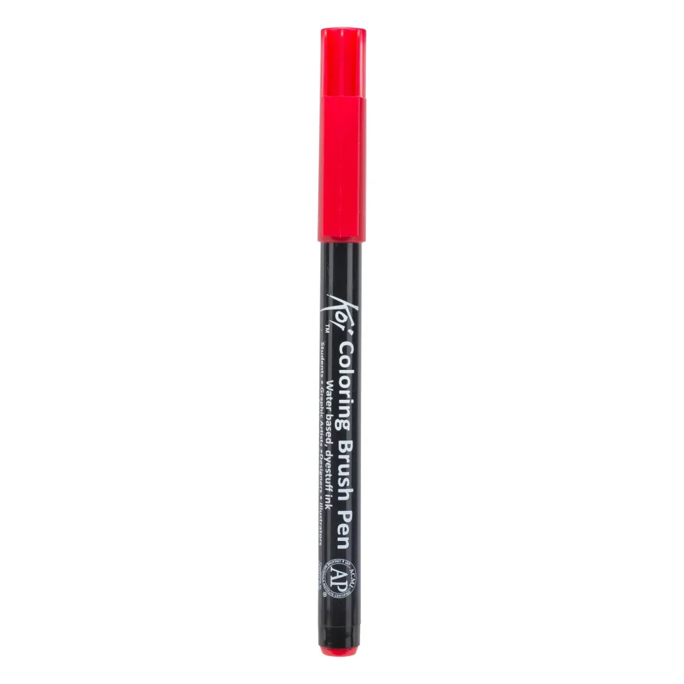 Pisak pędzelkowy Koi Coloring Brush Pen - Sakura - Vermilion