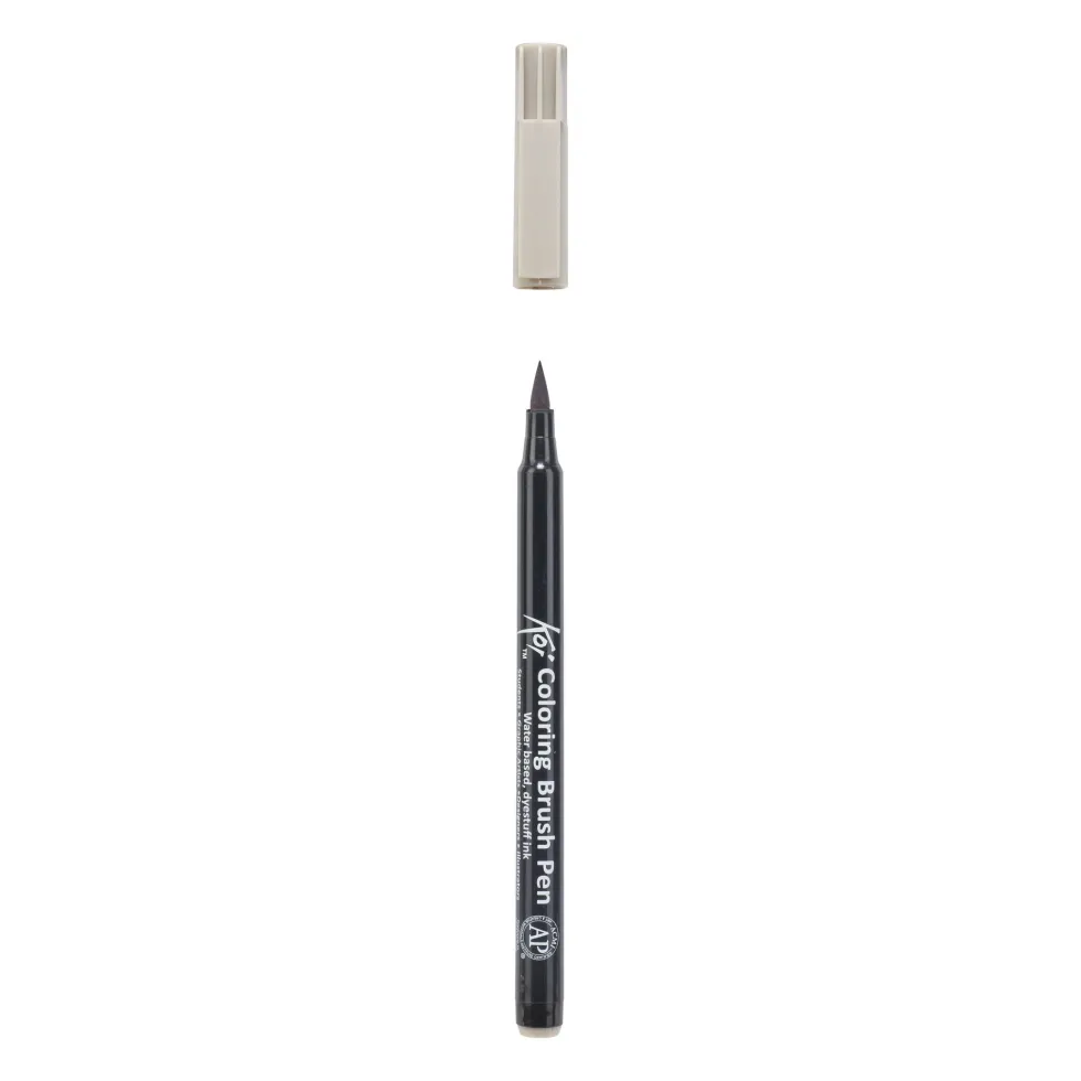 Pisak pędzelkowy Koi Coloring Brush Pen - Sakura - Warm Gray