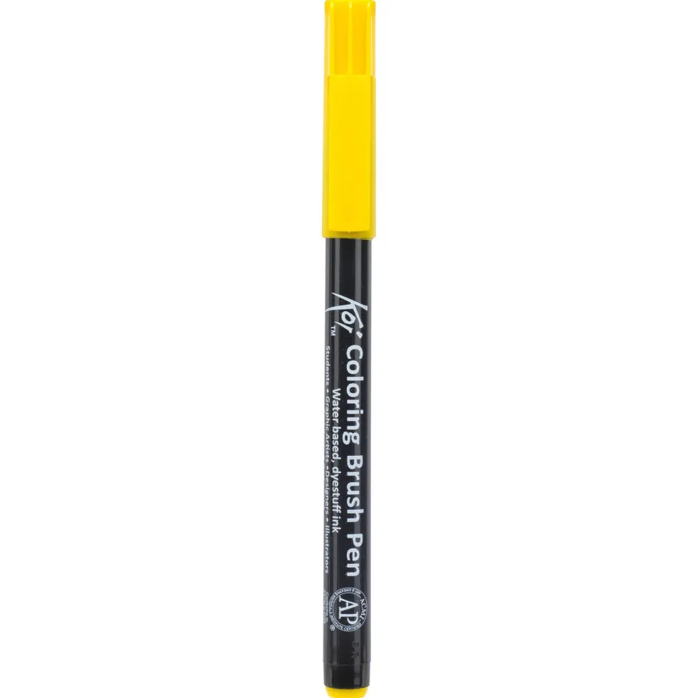 Pisak pędzelkowy Koi Coloring Brush Pen - Sakura - Yellow