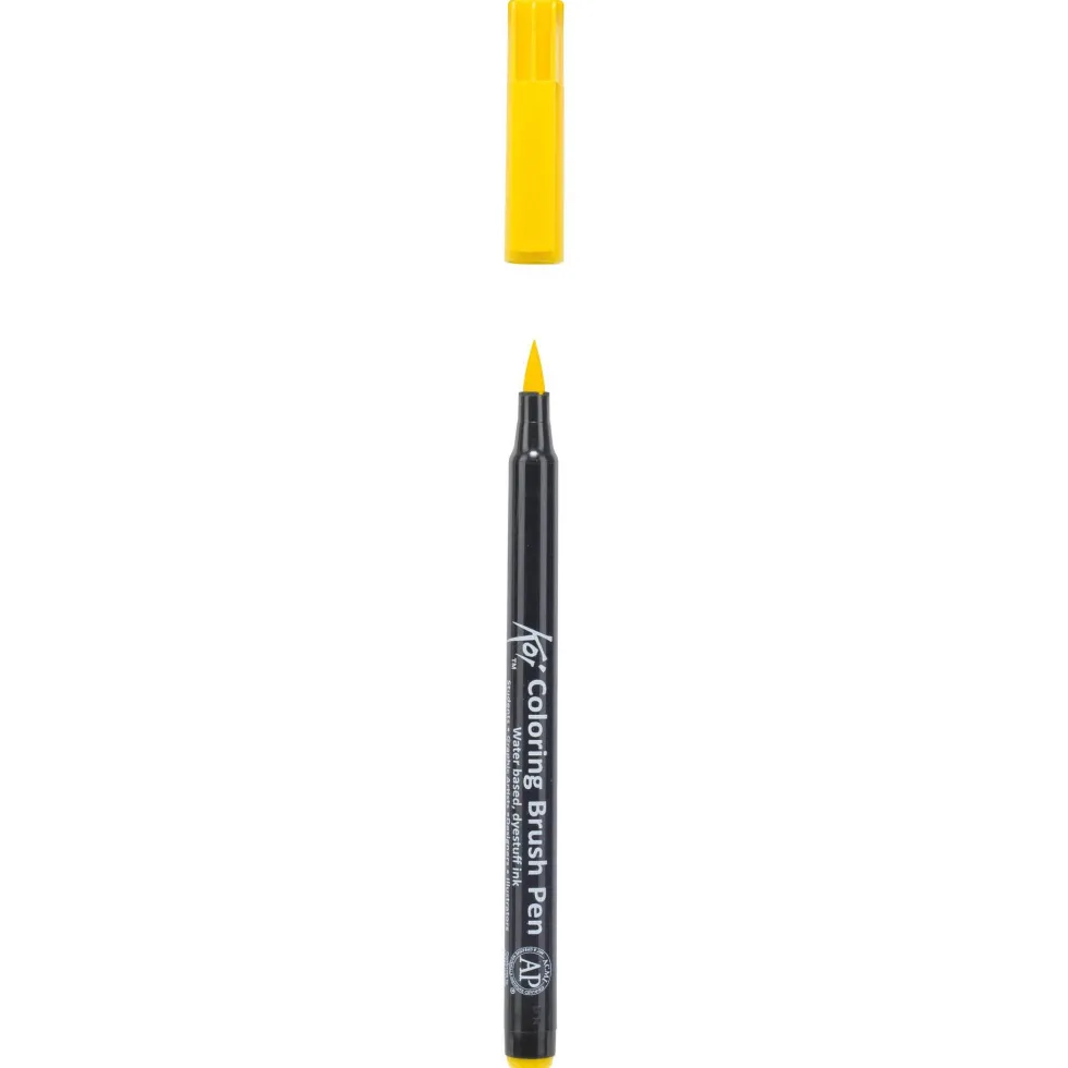 Pisak pędzelkowy Koi Coloring Brush Pen - Sakura - Yellow