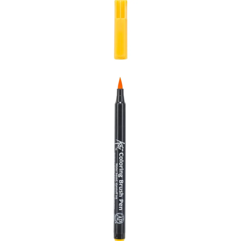 Pisak pędzelkowy Koi Coloring Brush Pen - Sakura - Yellow Deep