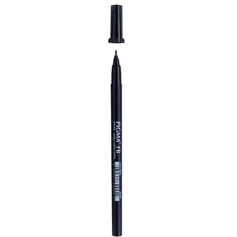 Pisak pędzelkowy Pigma Brush Pen - Sakura - czarny, cienki