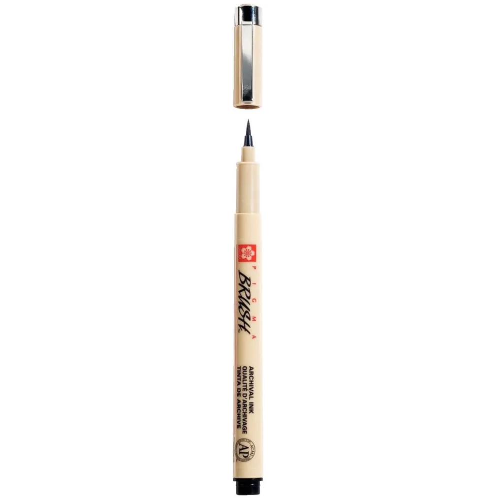 Pisak pędzelkowy Pigma Brush - Sakura - czarny
