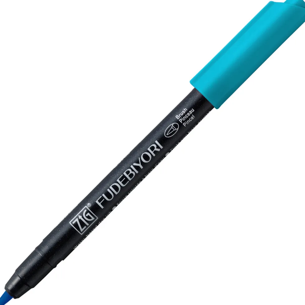 Pisak pędzelkowy Zig Fudebiyori - Kuretake - Cobalt Blue