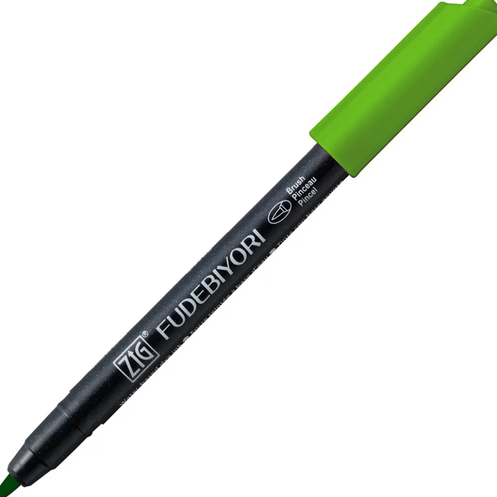 Pisak pędzelkowy Zig Fudebiyori - Kuretake - May Green