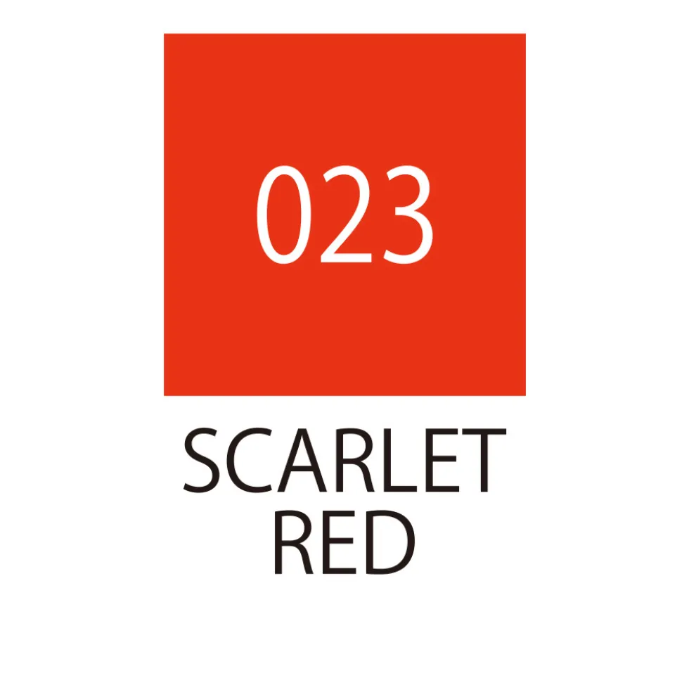 Pisak pędzelkowy Zig Fudebiyori - Kuretake - Scarlet Red