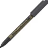 Pisak pędzelkowy ZIG Fudebiyori Metallic - Kuretake - czarny, metaliczny