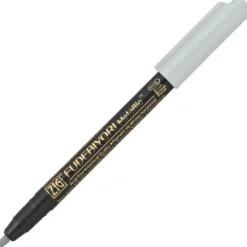 Pisak pędzelkowy ZIG Fudebiyori Metallic - Kuretake - srebrny, metaliczny