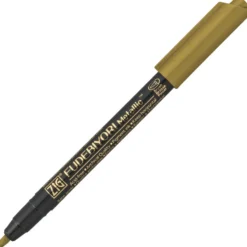 Pisak pędzelkowy ZIG Fudebiyori Metallic - Kuretake - złoty, metaliczny