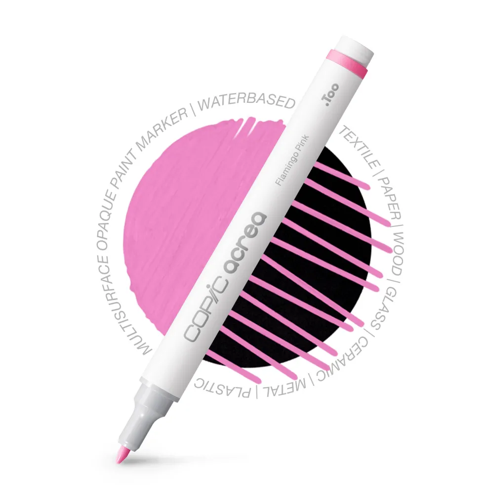 Pisak pigmentowy Copic Acrea - 007 Flamingo Pink