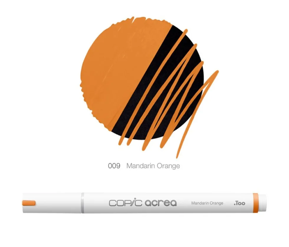 Pisak pigmentowy Copic Acrea - 009 Mandarin Orange
