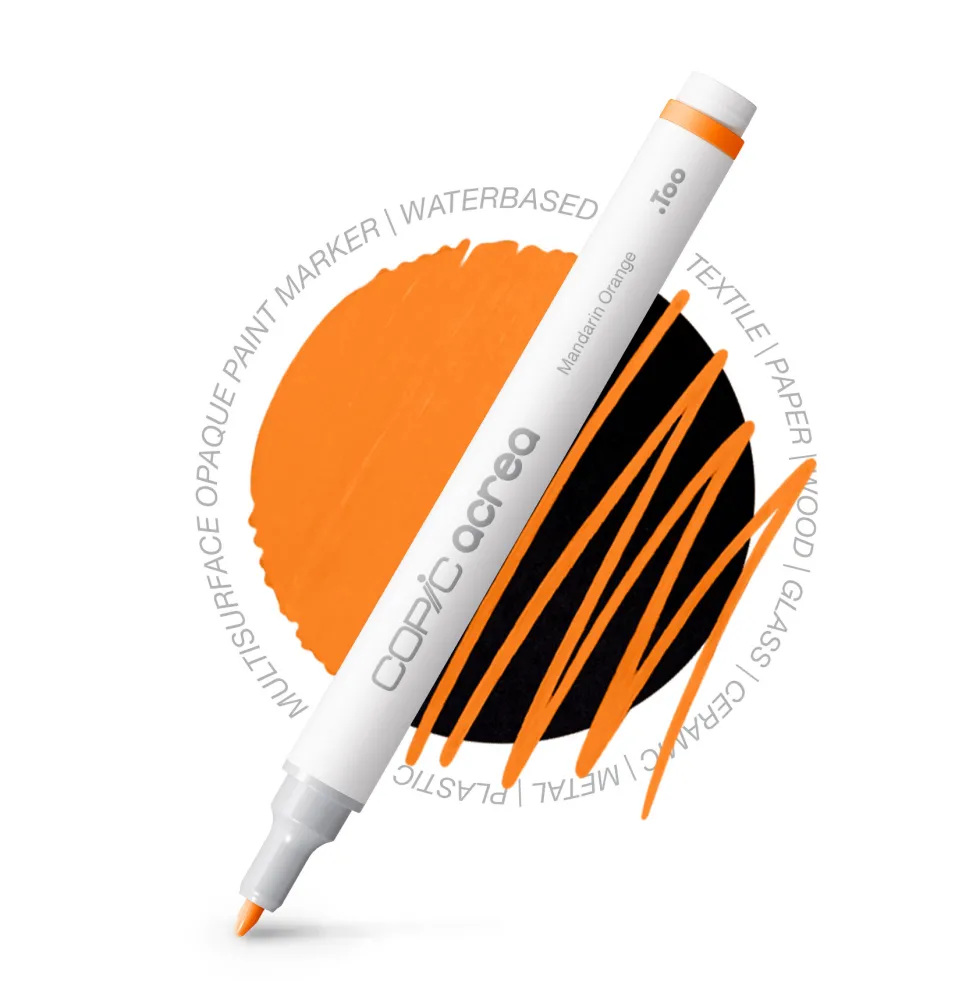 Pisak pigmentowy Copic Acrea - 009 Mandarin Orange