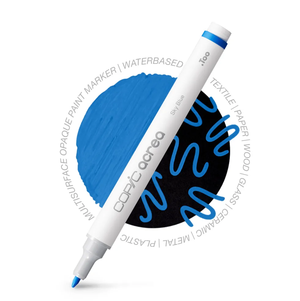 Pisak pigmentowy Copic Acrea - 012 Sky Blue