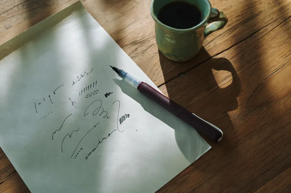 Pisak ZIG Cocoiro Letter Pen - Kuretake - Gray