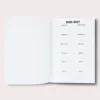 Planer akademicki tygodniowy 2026/2027 Palau No.1 A5 - The Completist.