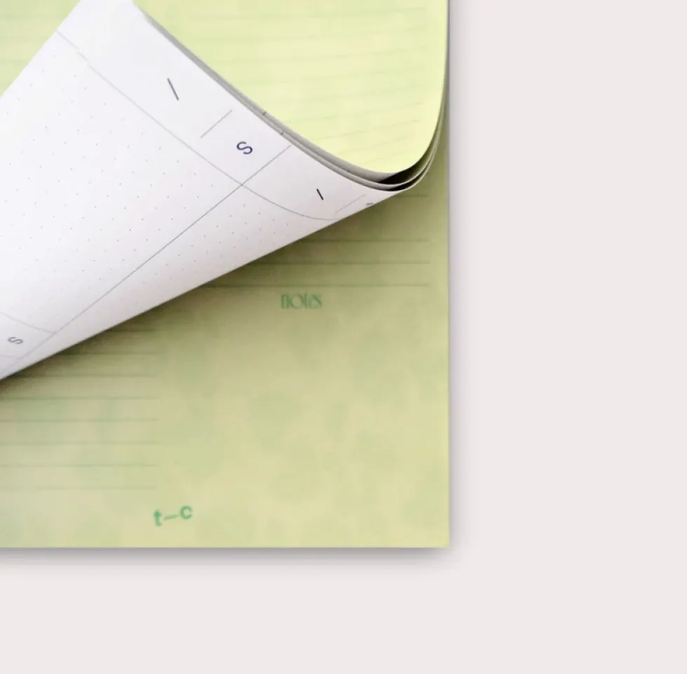 Planer biurkowy biuwar dzienny Hazy A5 - The Completist.