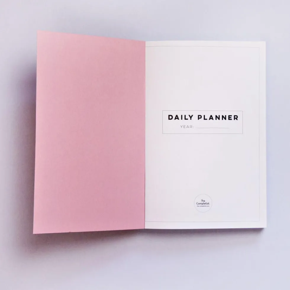Planer dzienny Leaf Scribble no. 2, A5 - The Completist. - 90 g/m2