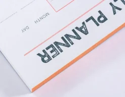Planer dzienny Letterpress - Gmund - Neon Orange 50 ark.
