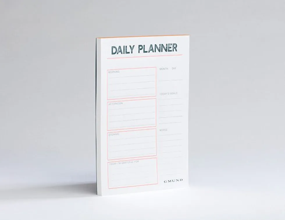 Planer dzienny Letterpress - Gmund - Neon Orange 50 ark.