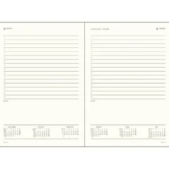 Planer dzienny w linie 2027 - Leuchtturm1917 - Dusty Rose A5