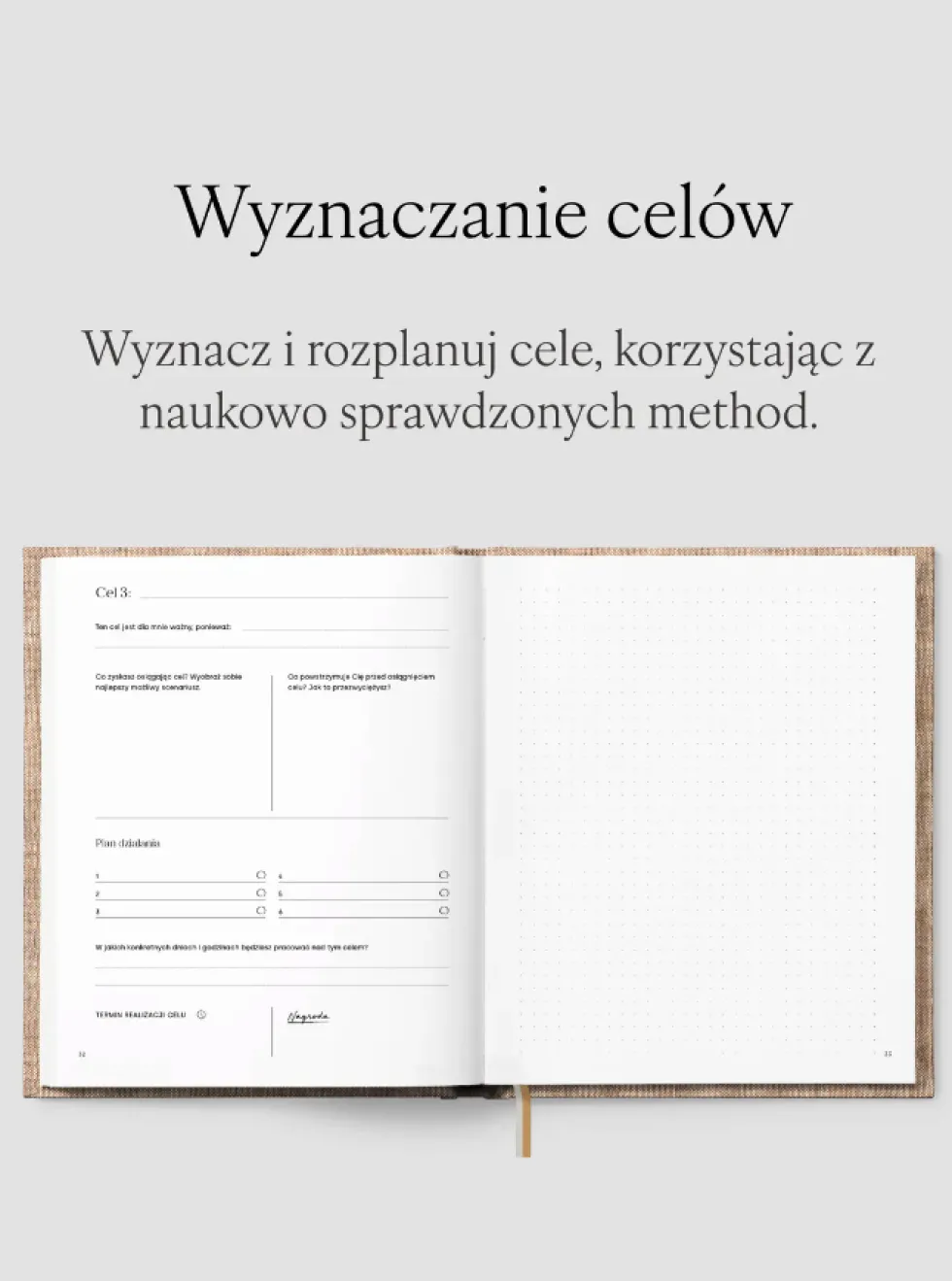 Planer Jaśnie Plan niedatowany - grafitowy