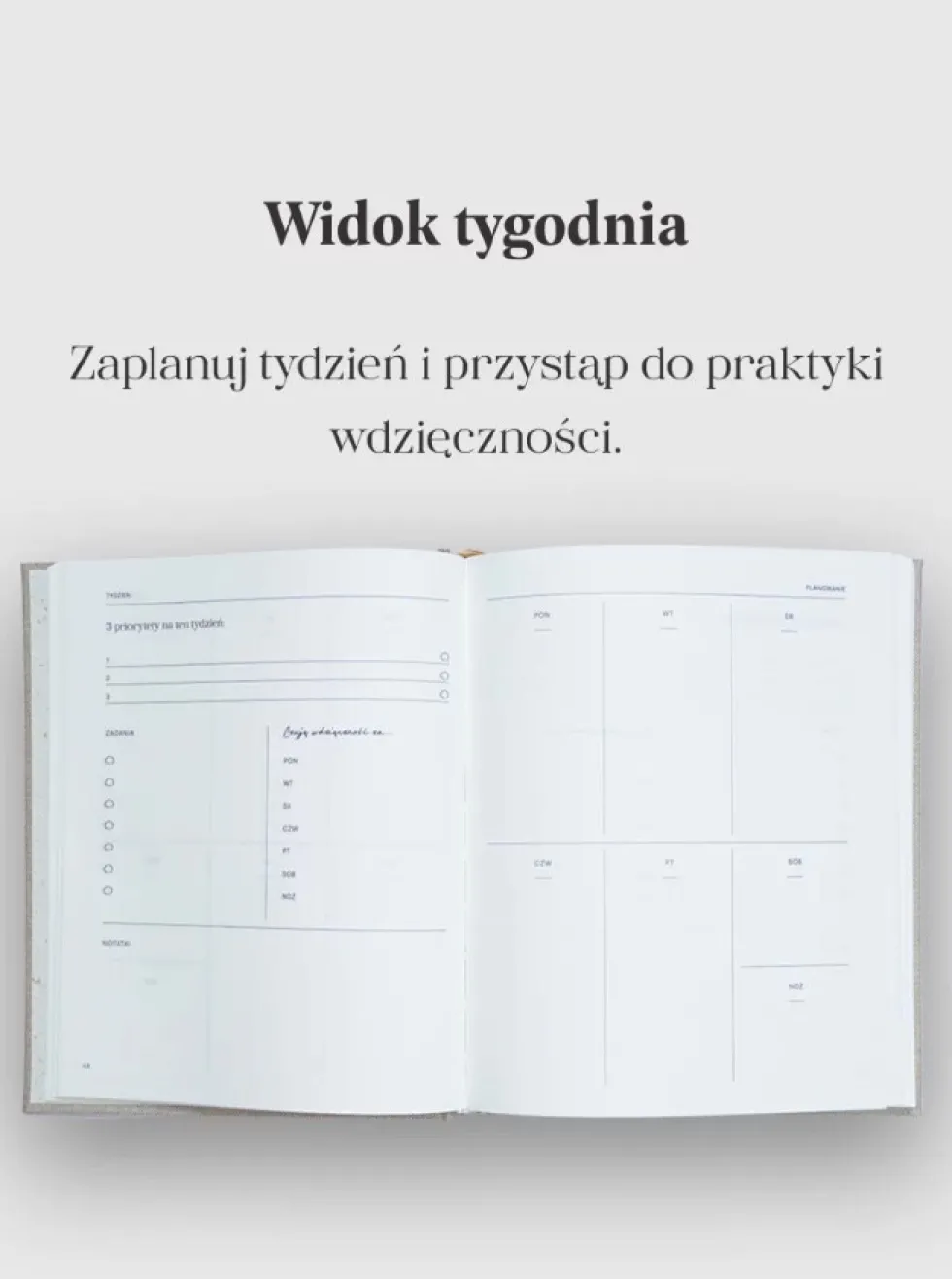 Planer Jaśnie Plan niedatowany - lniany