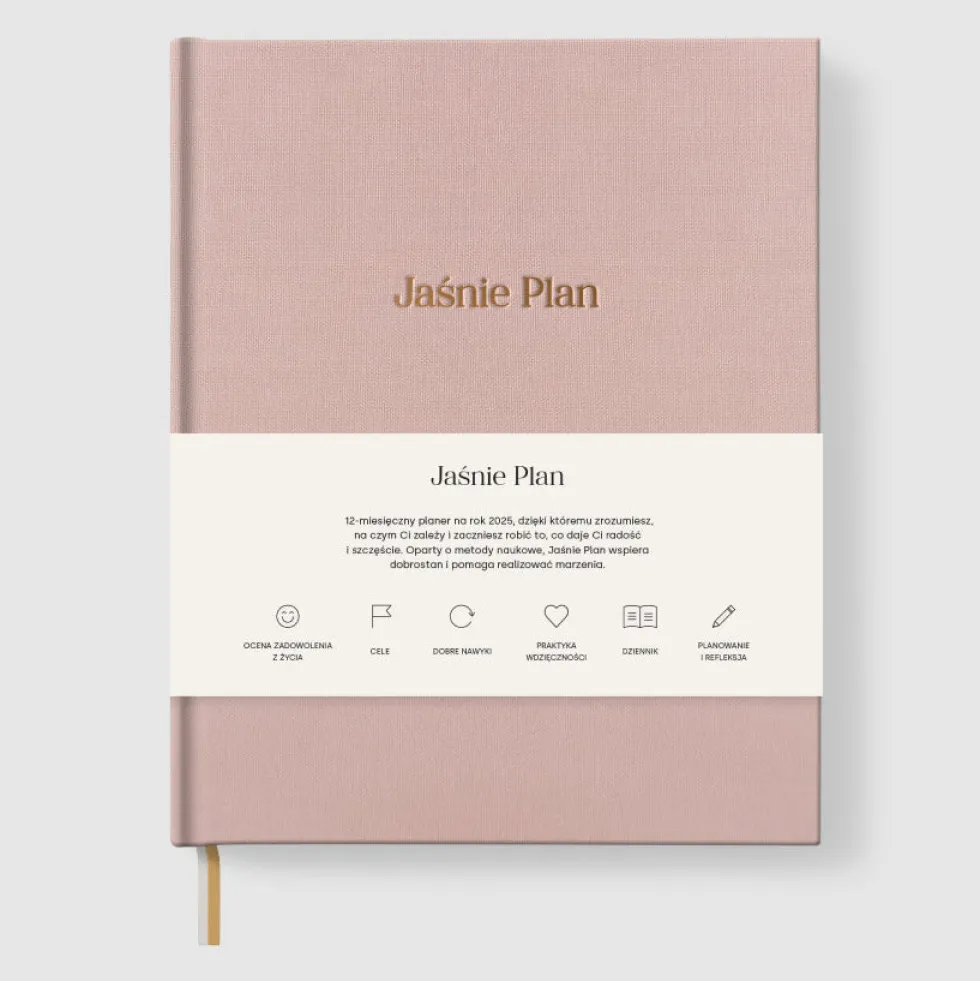 Planer niedatowany - Jaśnie Plan - Baby Pink
