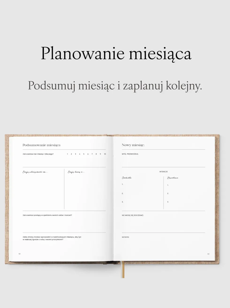 Planer niedatowany - Jaśnie Plan - Baby Sage