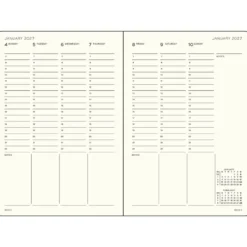 Planer tygodniowy akademicki 2026/2027 A5 - Leuchtturm1917 - Dusty Rose