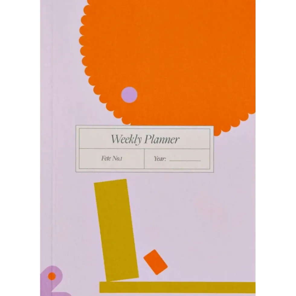 Planer tygodniowy Fete No.1 A6 - The Completist. - 90 g/m2