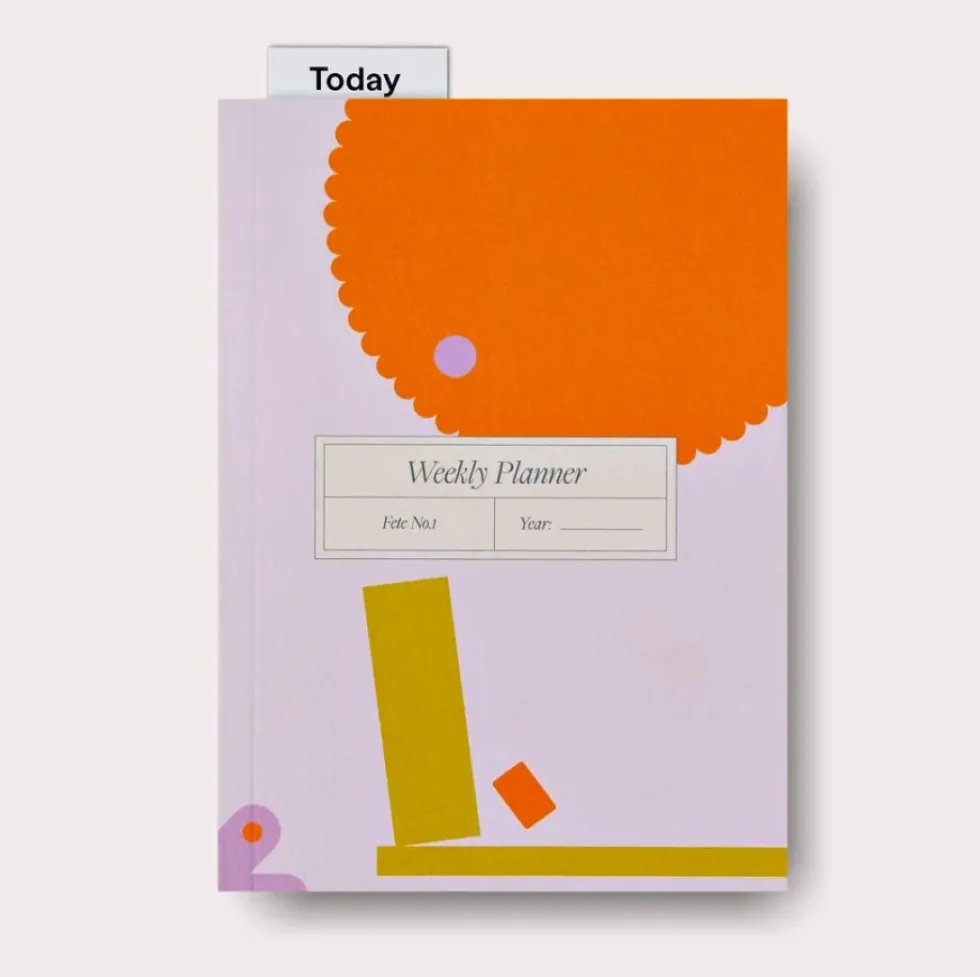 Planer tygodniowy Fete No.1 A6 - The Completist. - 90 g/m2