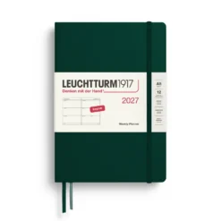 Planer tygodniowy 2027 - Leuchtturm1917 - Forest Green A5