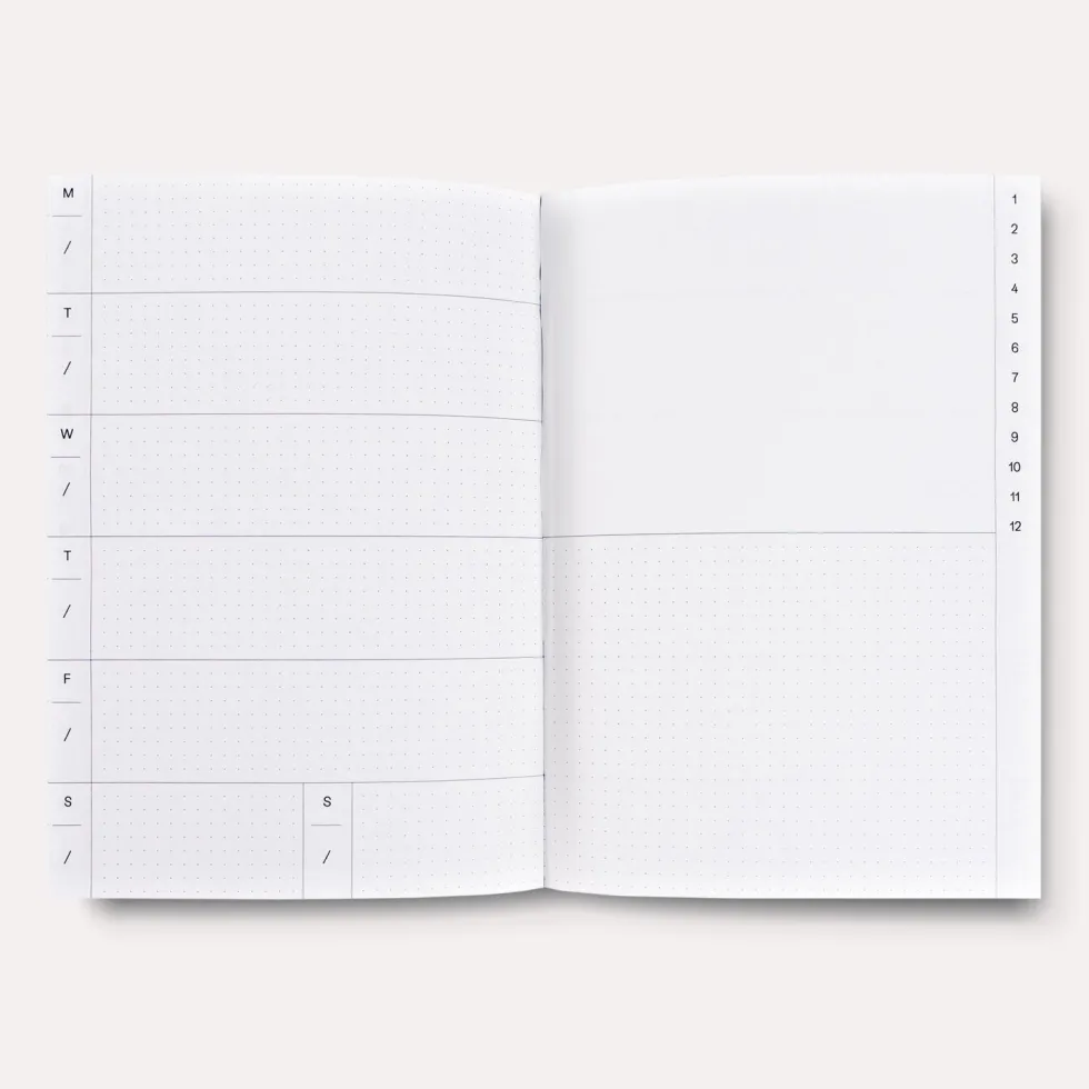 Planer tygodniowy niedatowany Celine No.1 A5 - The Completist.