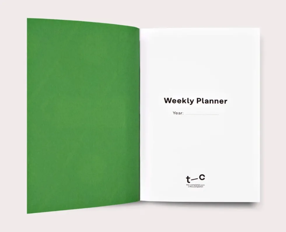 Planer tygodniowy niedatowany Freya No.1 A6 - The Completist.