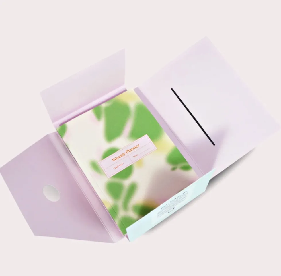 Planer tygodniowy niedatowany Hazy No.1 A6 - The Completist.