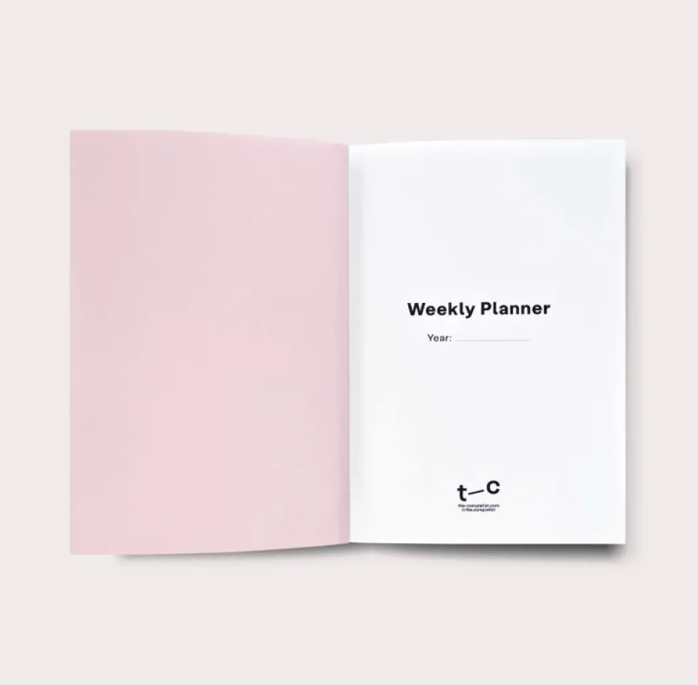 Planer tygodniowy niedatowany Hazy No.1 A6 - The Completist.