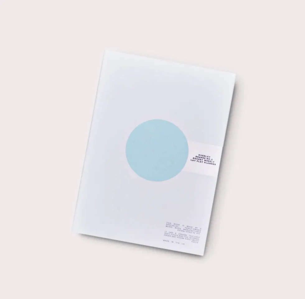 Planer tygodniowy niedatowany Hazy No.1 A6 - The Completist.