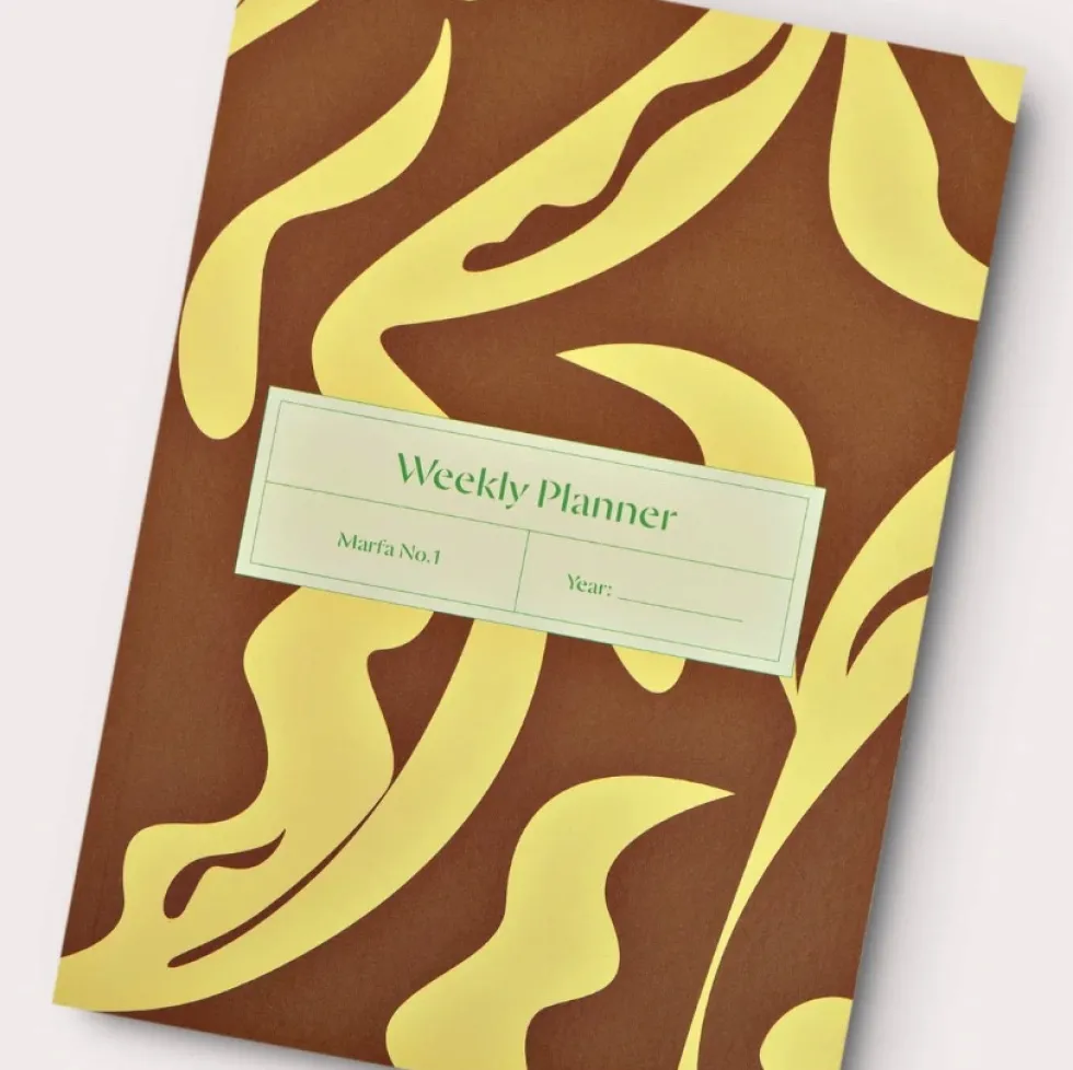 Planer tygodniowy niedatowany Marfa No.1 A5 - The Completist.