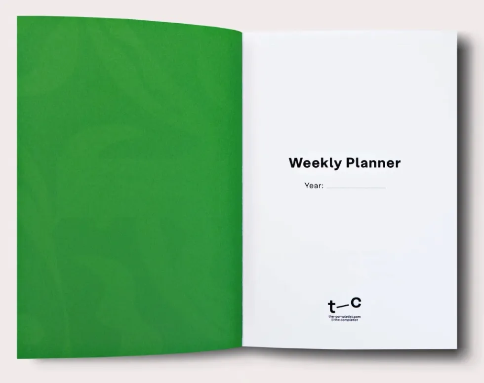 Planer tygodniowy niedatowany Marfa No.1 A5 - The Completist.