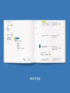 Planer tygodniowy Notes 2026/2027 - mishmash - Blue
