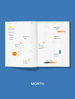 Planer tygodniowy Notes 2026/2027 - mishmash - Blue