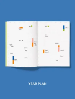 Planer tygodniowy Notes 2026/2027 - mishmash - Lime