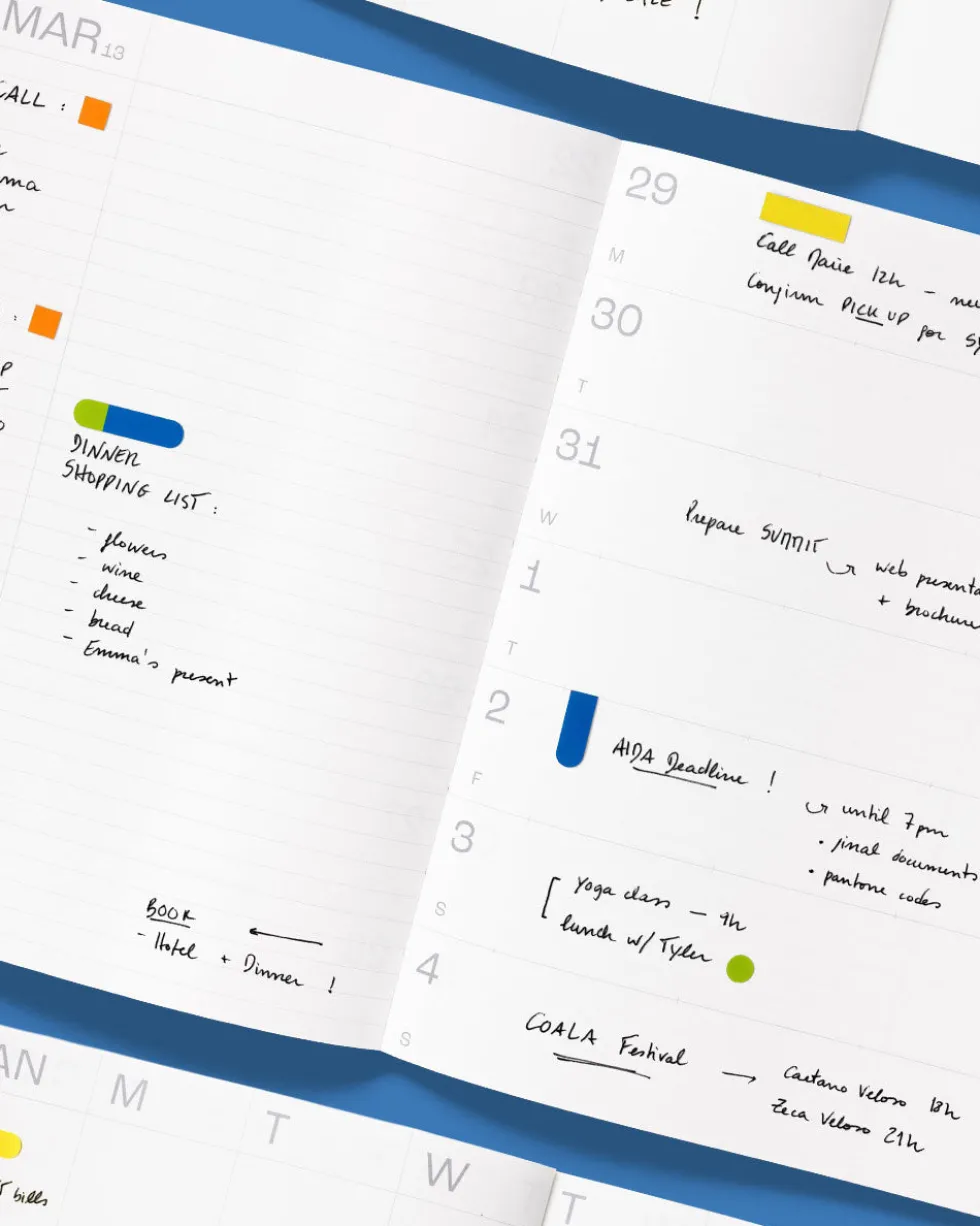 Planer tygodniowy Notes 2026/2027 - mishmash - Lime