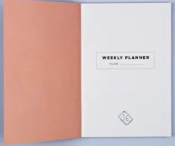 Planer tygodniowy Overlay Flowers no. 1, A5 - The Completist. - 90 g/m2