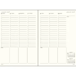 Planer tygodniowy pionowy 2027 – Leuchtturm1917 – Black A5
