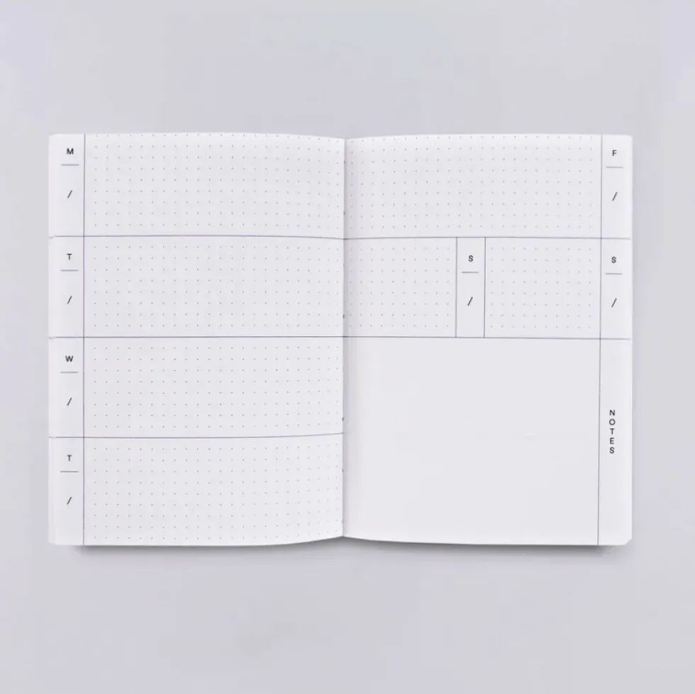 Planer tygodniowy Seoul A6 - The Completist. - 90 g/m2