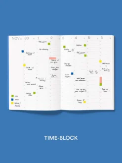 Planer tygodniowy Time-block 2026/2027 - mishmash - Lime