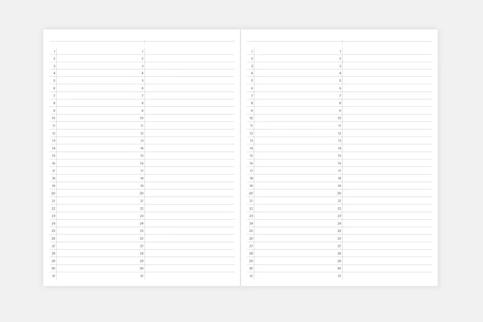 Planner Monolit - Papierniczeni - czarny
