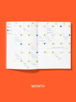 Planner niedatowany Frames A5 - mishmash - Sand