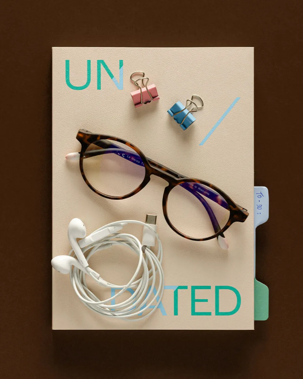 Planner niedatowany Frames A5 - mishmash - Sand